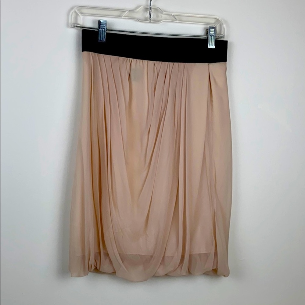 Silk pencil skirt